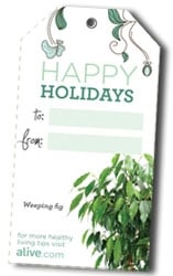 alive gift tags